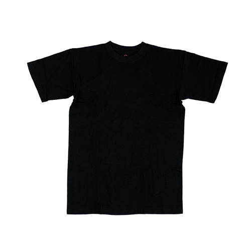 5000 Unisex Tubular Jersey short sleeve tee 4.3 oz Black TUBULAR