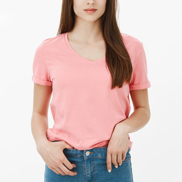 2585 COMFORT WOMENS V NECK TEE*