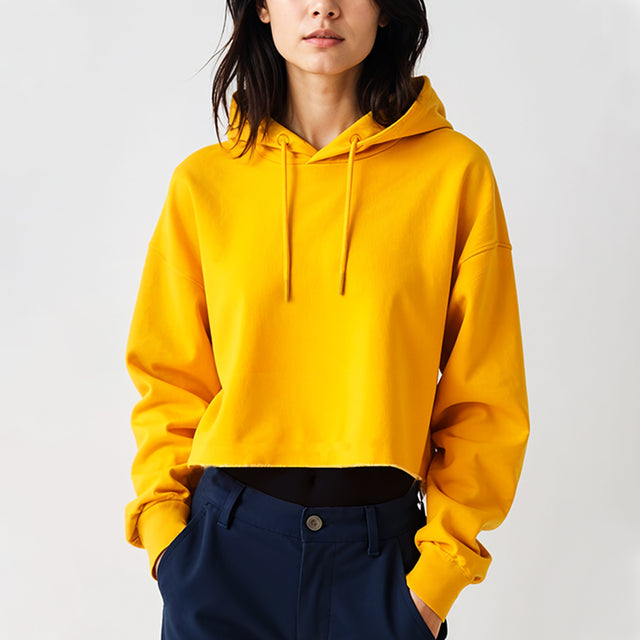 3715 Women's Fleece Perfect Pullover Cropped Hoodie 8.25 Oz*