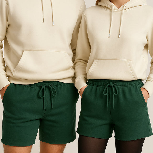8520 Unisex Classic Perfect Fleece Raw Edge Shorts 8.25 Oz*