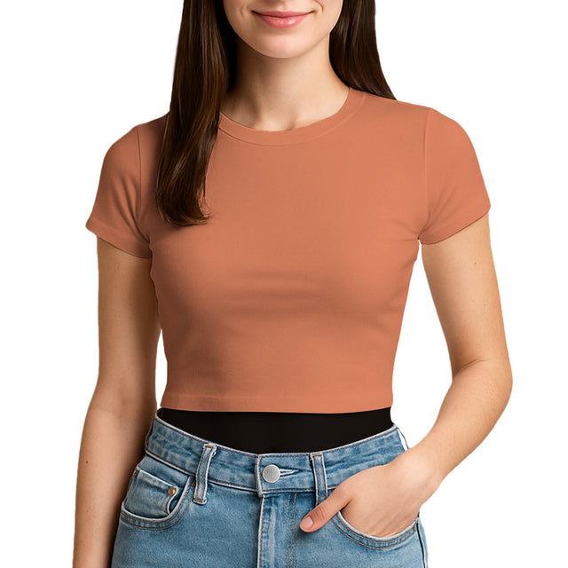 3315 Jersey Short Sleeve Cropped Tee 4.3 Oz (Set 3)