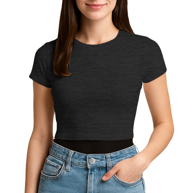 3315 Jersey Short Sleeve Cropped Tee 4.3 Oz*
