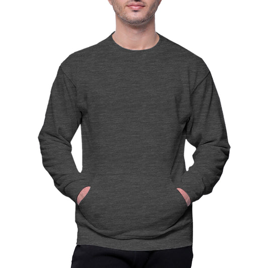 2615 Unisex French Terry Crewneck Sweatshirt with Pocket 8.25 Oz (Set 1)
