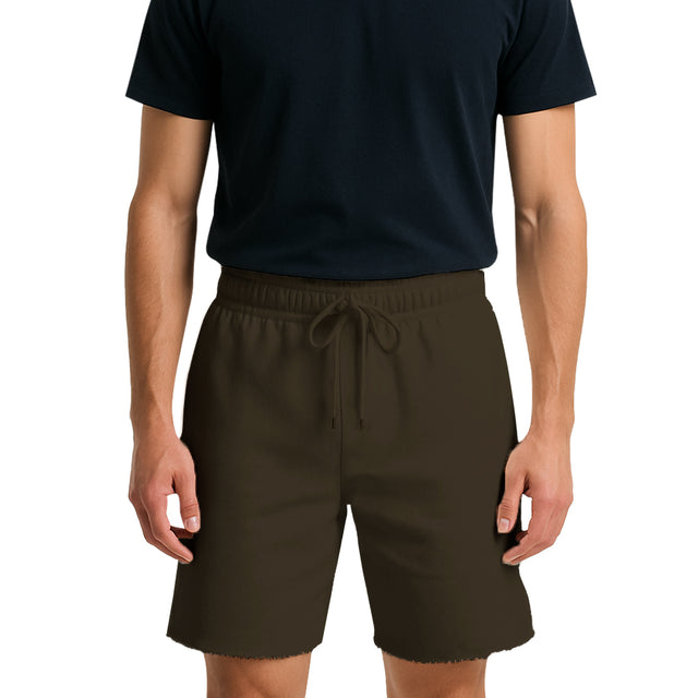8520 Unisex Classic Perfect Fleece Raw Edge Shorts 8.25 Oz*