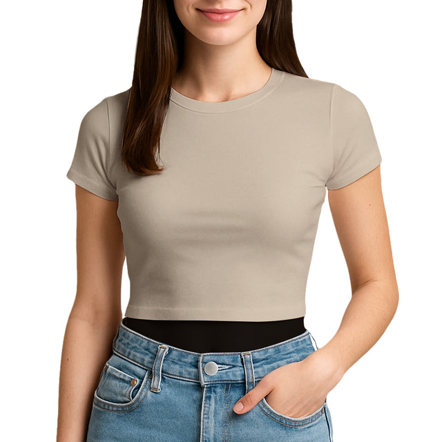 3315 Jersey Short Sleeve Cropped Tee 4.3 Oz (Set 3)