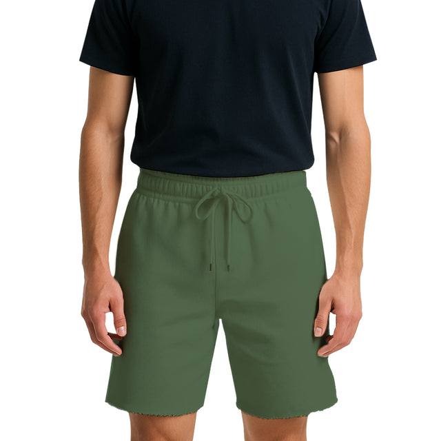 8520 Unisex Classic Perfect Fleece Raw Edge Shorts 8.25 Oz*