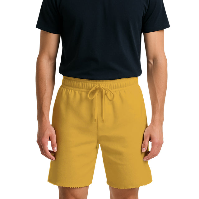 8520 Unisex Classic Perfect Fleece Raw Edge Shorts 8.25 Oz*