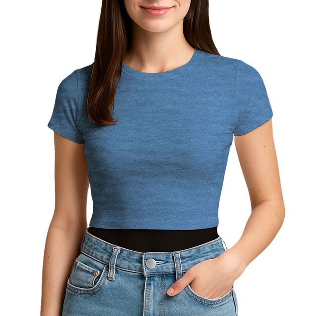 3315 Jersey Short Sleeve Cropped Tee 4.3 Oz (Set 3)