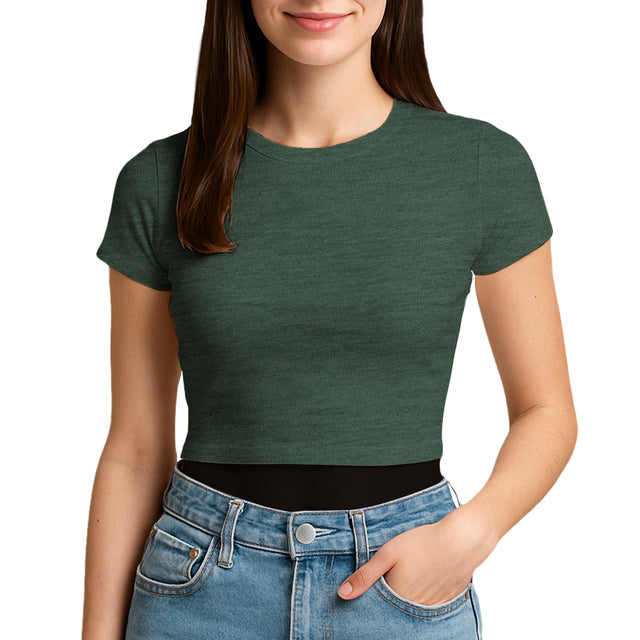 3315 Jersey Short Sleeve Cropped Tee 4.3 Oz (Set 3)