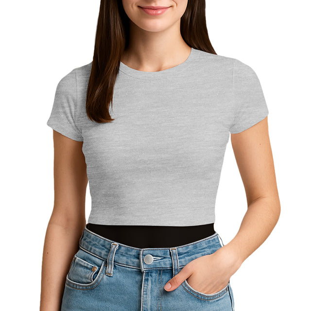 3315 Jersey Short Sleeve Cropped Tee 4.3 Oz*
