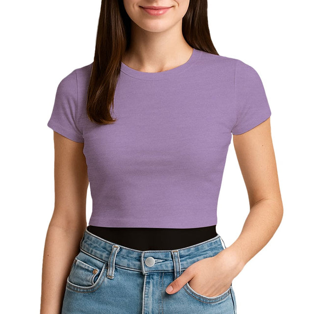 3315 Jersey Short Sleeve Cropped Tee 4.3 Oz (Set 4)