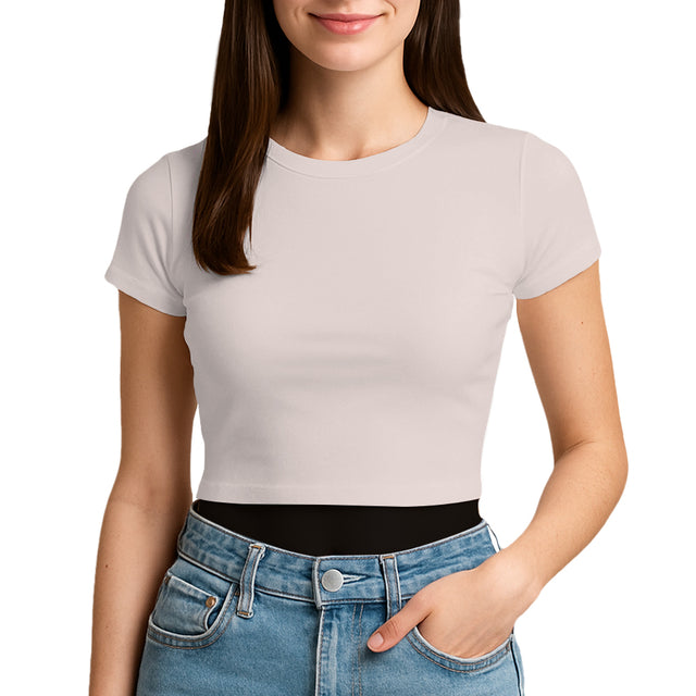 3315 Unisex Jersey Short Sleeve Cropped Tee 4.3 Oz (Set 2 Colors)