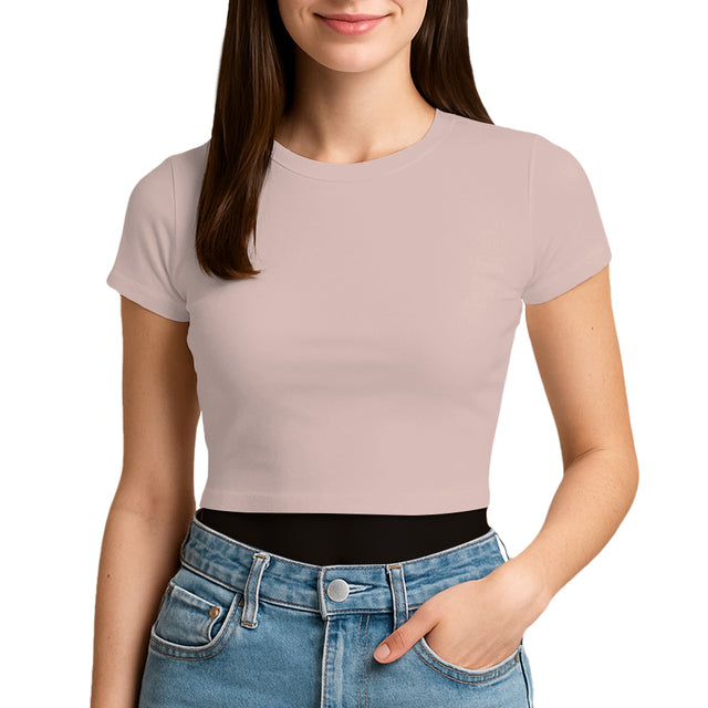3315 Jersey Short Sleeve Cropped Tee 4.3 Oz*