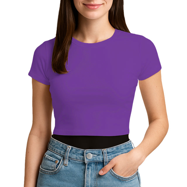 3315 Jersey Short Sleeve Cropped Tee 4.3 Oz*