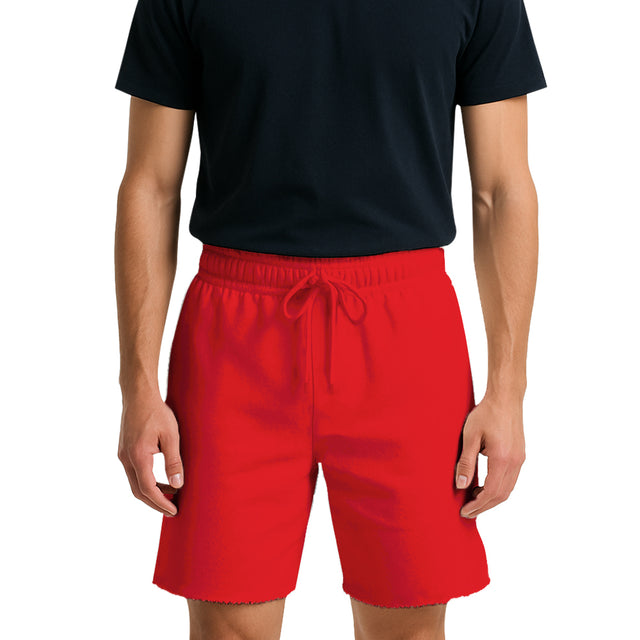 8520 Unisex Classic Perfect Fleece Raw Edge Shorts 8.25 Oz (Set 2)