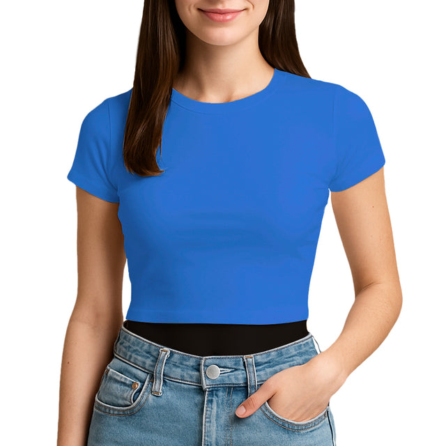 3315 Jersey Short Sleeve Cropped Tee 4.3 Oz*