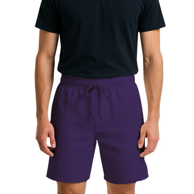 8520 Unisex Classic Perfect Fleece Raw Edge Shorts 8.25 Oz (Set 2)