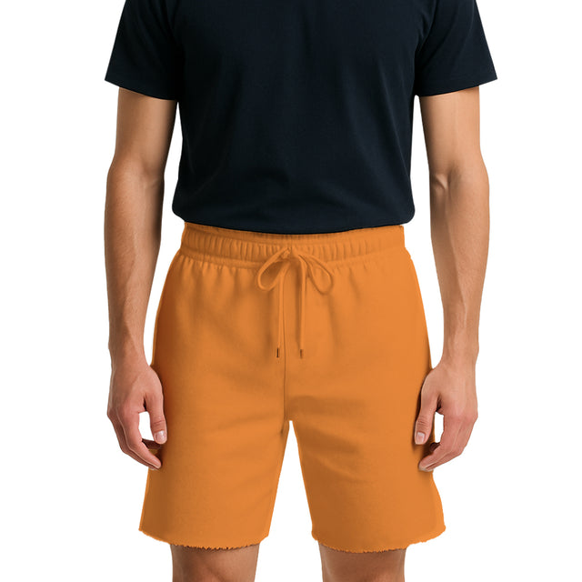 8520 Unisex Classic Perfect Fleece Raw Edge Shorts 8.25 Oz (Set 2)