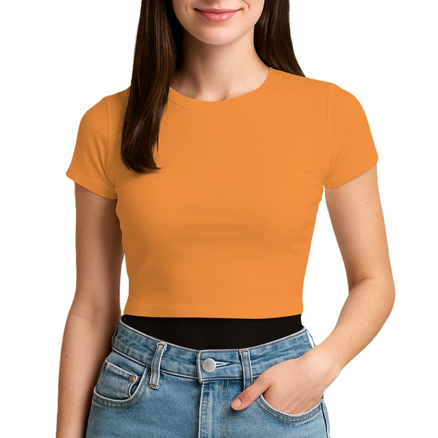 3315 Jersey Short Sleeve Cropped Tee 4.3 Oz*