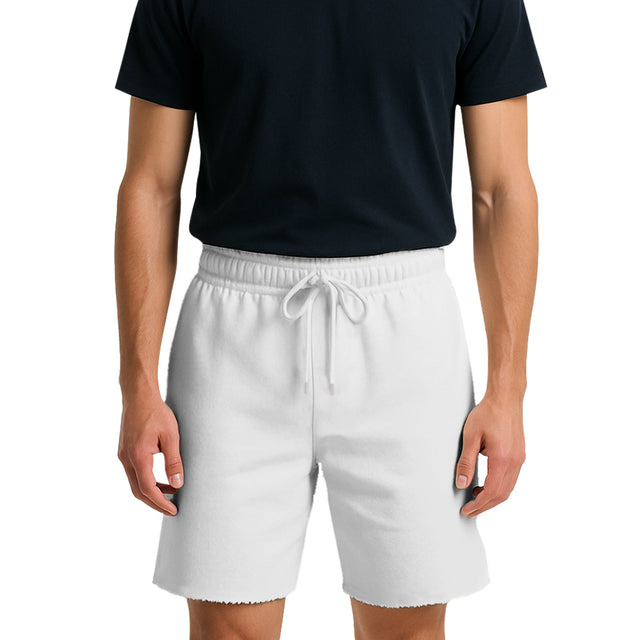 8520 Unisex Classic Perfect Fleece Raw Edge Shorts 8.25 Oz (Set 2)