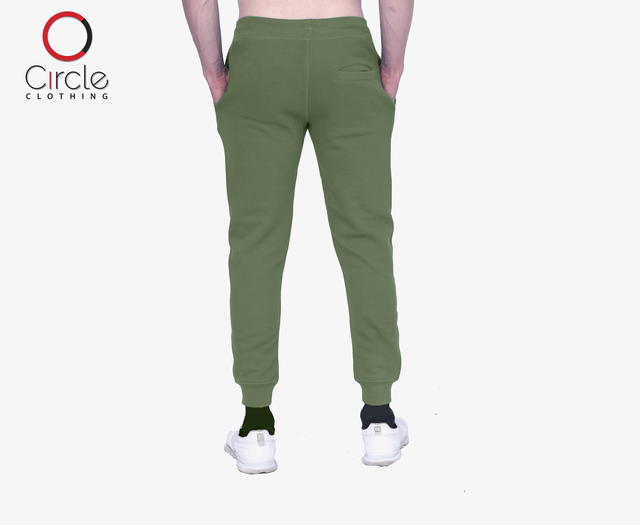 2690 - Unisex Fleece Perfect Jogger Pants 8.25 Oz - Military Green Color