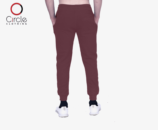 2690 - Unisex Fleece Perfect Jogger Pants 8.25 Oz - Maroon Color