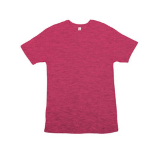 2582 Unisex Jersey Short Sleeve Tee 4.3 Oz - Heather Raspberry Color