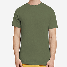 2582 Unisex Jersey Short Sleeve Tee 6 Military Green