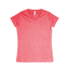 2585 Womens V Neck Tee - Heather Red