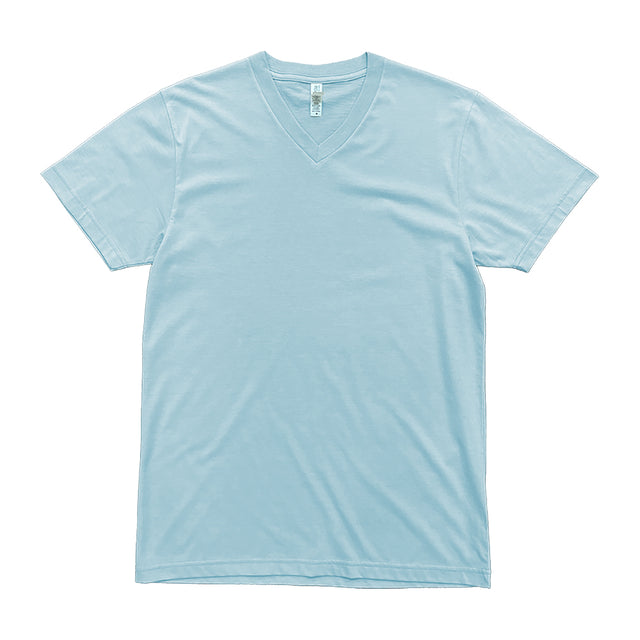 2587 Premium V Neck Tee 1 light blue