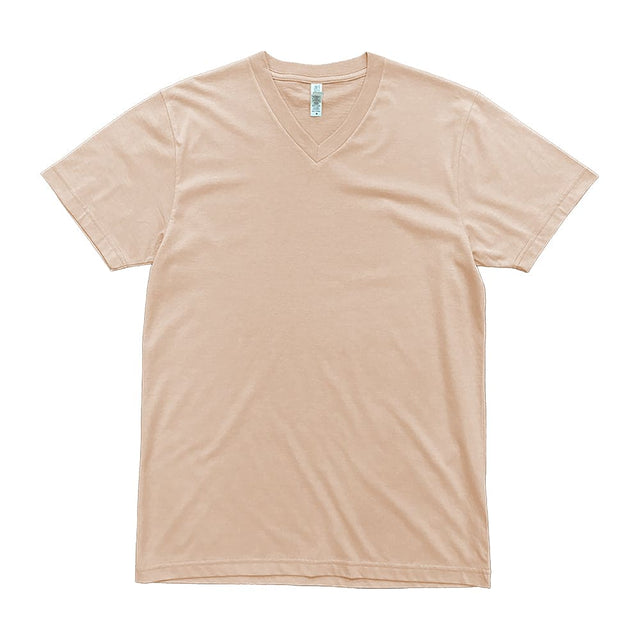 2587 Premium V Neck Tee sand