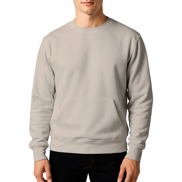 2615 Unisex French Terry Crewneck Sweatshirt with Pocket 8.25 Oz*