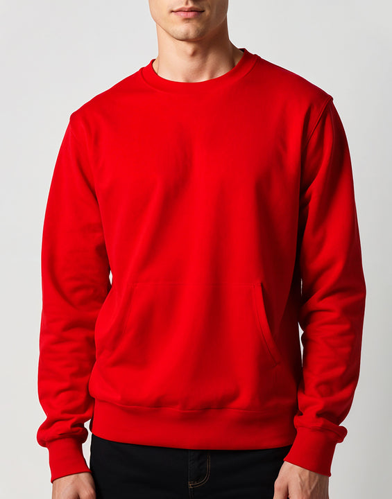2615 Unisex French Terry Crewneck Sweatshirt with Pocket 8.25 Oz*