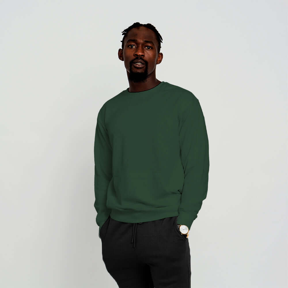 Crew sweatshirt with pockets best sale