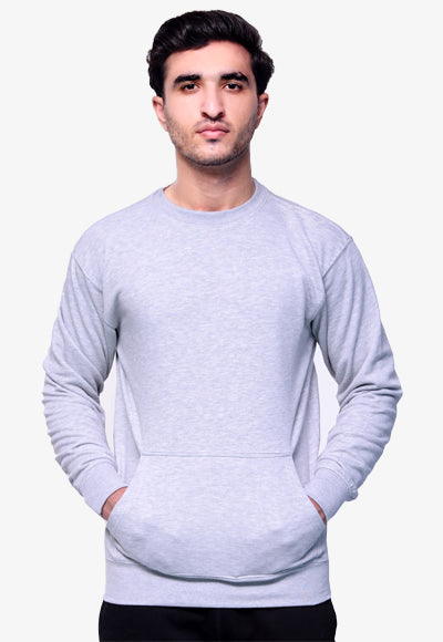 2615 Unisex French Terry Crewneck Sweatshirt with Pocket 8.25 Oz*