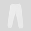 2689 Youth Fleece jogger pants white