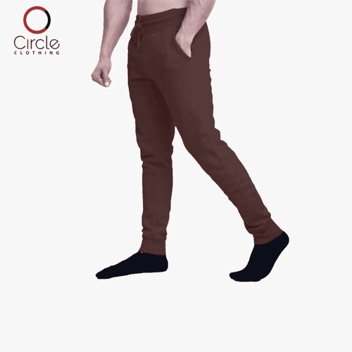 2690 - Unisex Fleece Perfect Jogger Pants 8.25 Oz - Brown Color