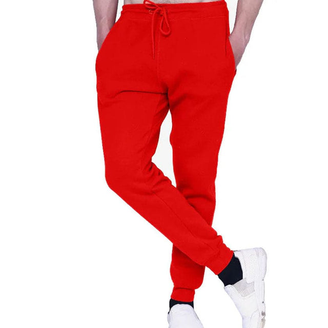 2690 unisex fleece perfect jogger pants red