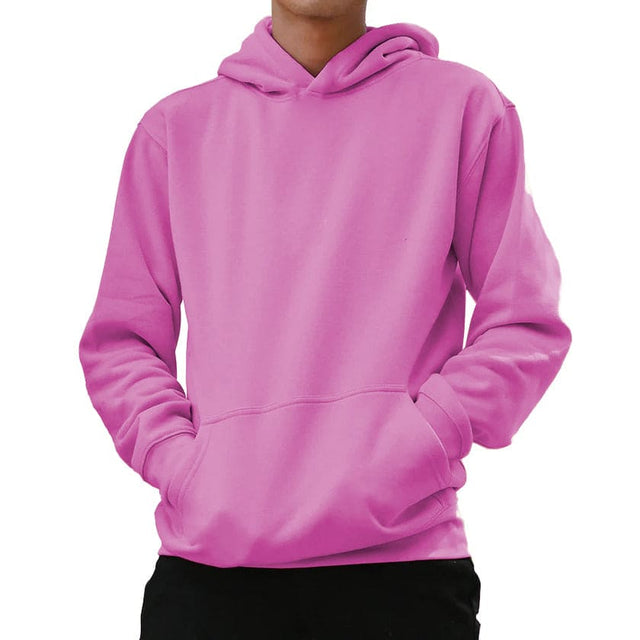 2789 Youth Fleece Pullover Hoodies pink