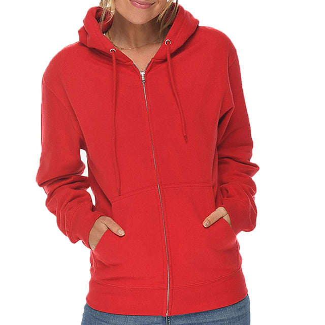 2800 Premium Zipper Hoodie red