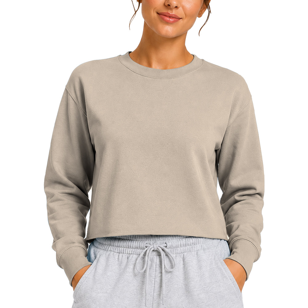 3636 Women's Fleece Perfect Crewneck Cropped Sweatshirt 8.25 Oz