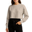 3636 Women's Fleece Perfect Crewneck Cropped Sweatshirt 8.25 Oz (Set 2)