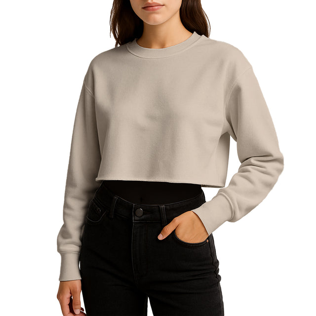 3636 Women's Fleece Perfect Crewneck Cropped Sweatshirt 8.25 Oz (Set 2)