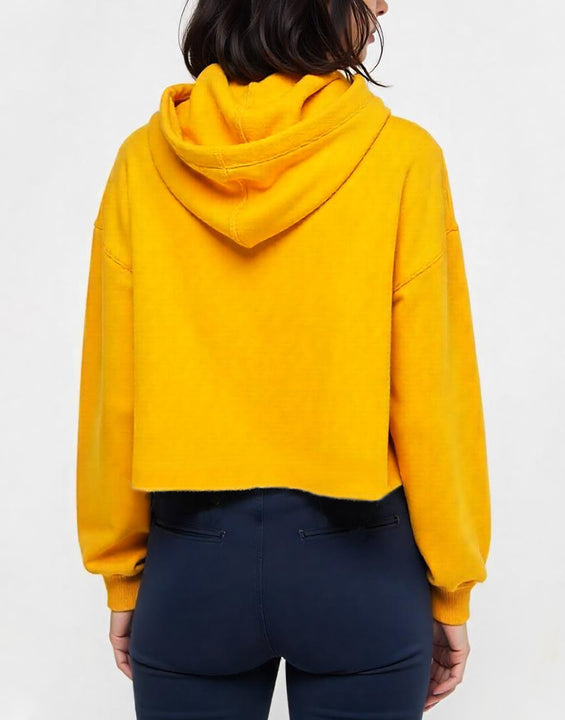 3715 Women's Fleece Perfect Pullover Cropped Hoodie 8.25 Oz*