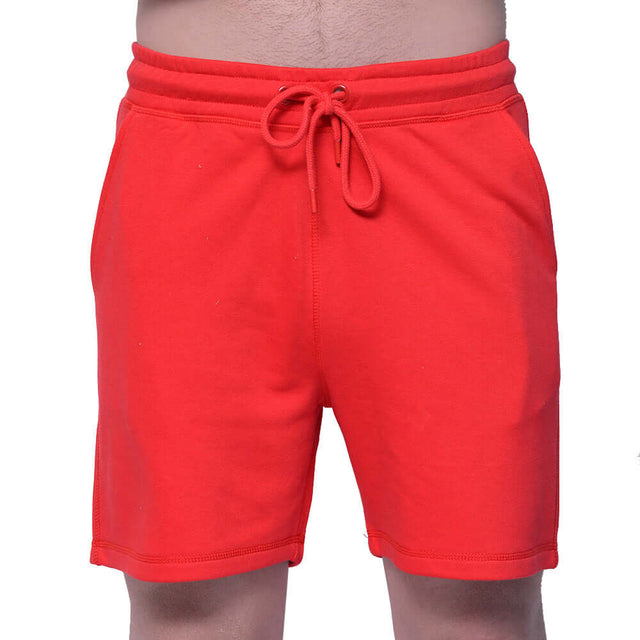 8001 Unisex Classic Perfect Fleece Shorts red