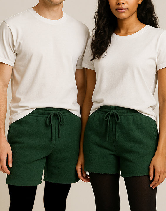 8520 Unisex Classic Perfect Fleece Raw Edge Shorts 8.25 Oz*