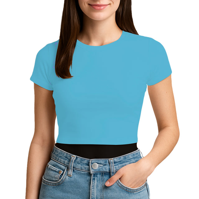 3315 Unisex Jersey Short Sleeve Cropped Tee 4.3 Oz (Set 2 Colors)