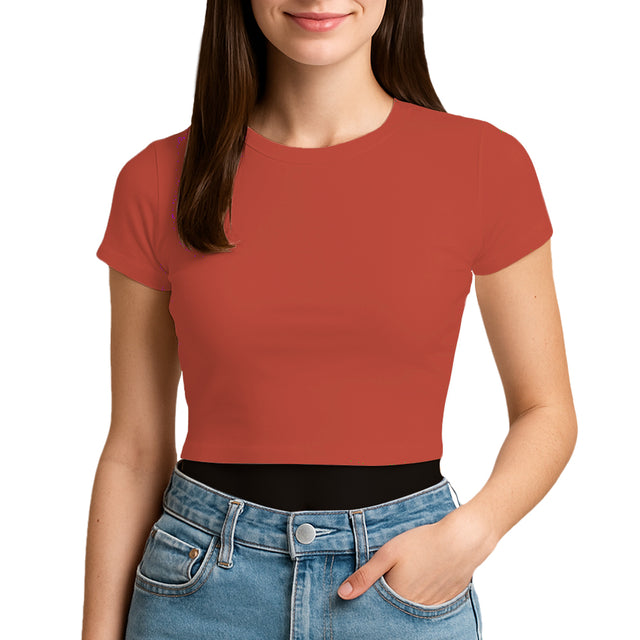 3315 Jersey Short Sleeve Cropped Tee 4.3 Oz (Set 3)