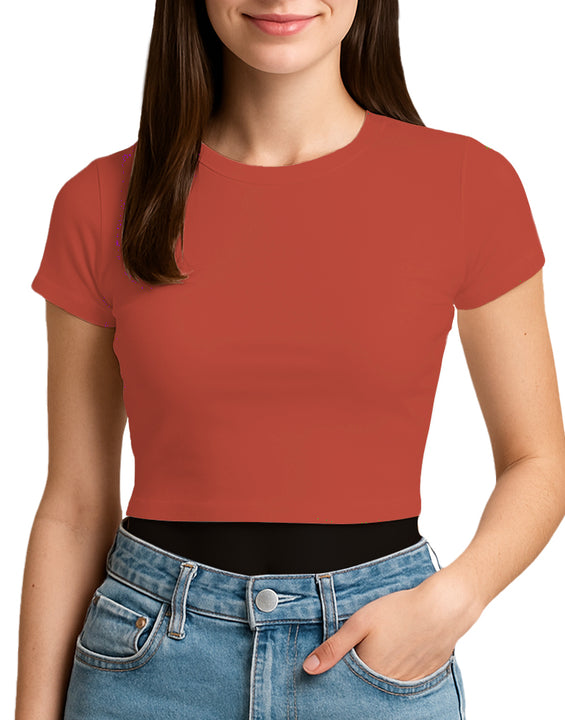 3315 Jersey Short Sleeve Cropped Tee 4.3 Oz (Set 3)