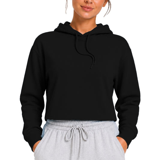 3715 Women's Fleece Perfect Pullover Cropped Hoodie 8.25 Oz*
